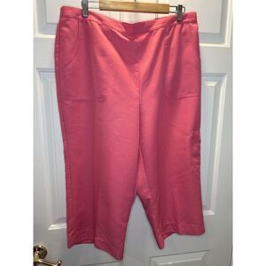 Alfred Dunner Women's 18W Elastic Waist Pull On Pants